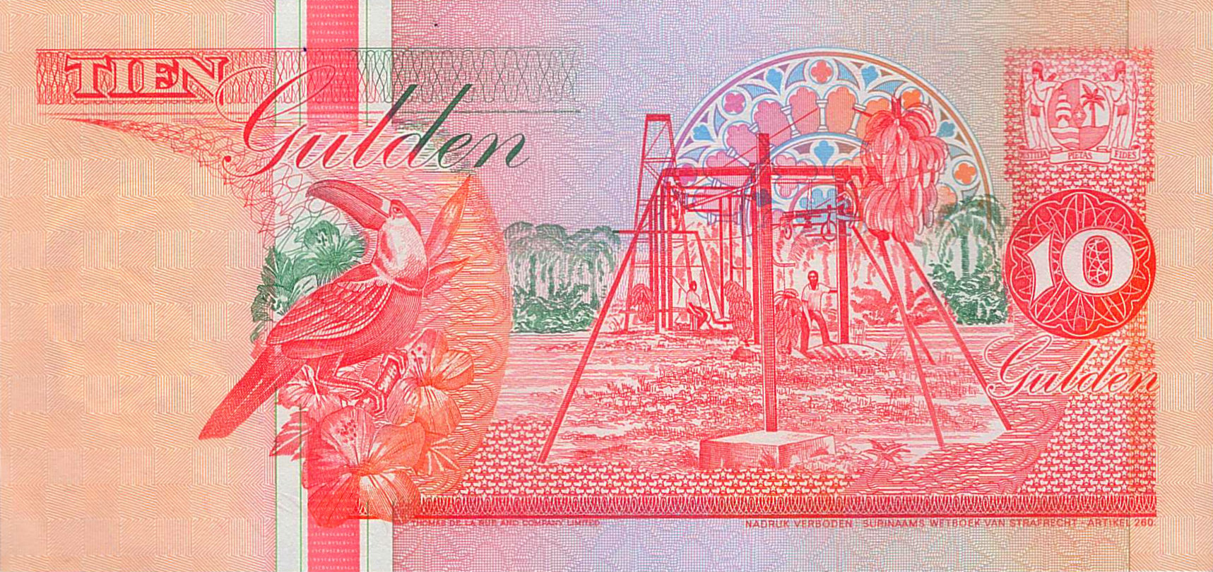 Suriname 10 1991 UNC P-137/a
